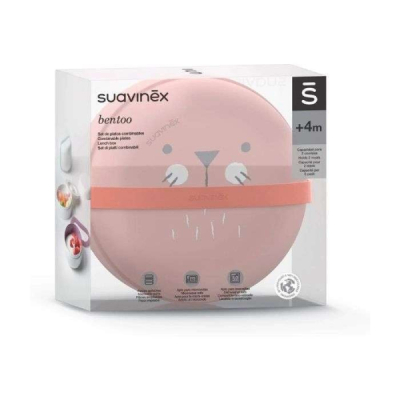 SUAVINEX BENTOO COMBINABLE PLATES LUNCH BOX +4M